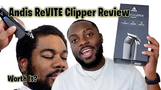 New Andis ReVITE Clipper Full Review 👀⚡️ Tutorial Using Them In Shop 💈 Worth It [upl. by Yenahteb670]