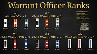 US Military All Branches WARRANT OFFICER RANKS Explained  What is a Chief Warrant Officer [upl. by Ertnod731]