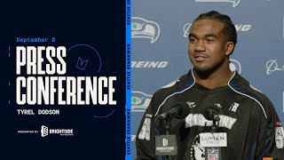 Tyrel Dodson quotWe Didnt Flinch Oncequot  Postgame Press Conference  Week 1 [upl. by Rochester441]