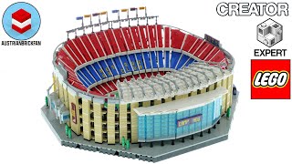 LEGO Creator Expert 10284 Camp Nou – FC Barcelona Speed Build [upl. by Hcaz]