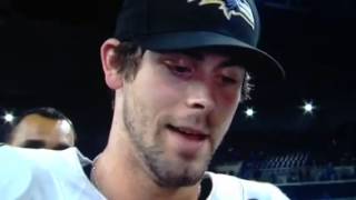 Justin Tucker Gives Shout Out to His Fantasy Team [upl. by Small]