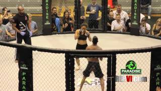 Sherisse Subero Vs Male Opponent Exhibition Match  MMA in Paradise 4 [upl. by Eecats]