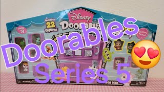 Disney Doorables Series 5 MEGA PEEK with 3 Exclusive Glittery Fairies [upl. by Leahcimdivad144]