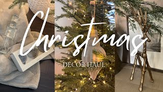 HUGE CHRISTMAS 2024 DECOR HAUL  HOMEGOODS WALMART AMAZON AND MORE [upl. by Eedrahs915]