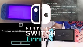 Nintendo Switch All Errors [upl. by Fowler]