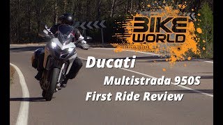 2019 Ducati Multistrada 950S First Ride Review [upl. by Noiro]