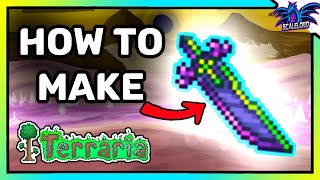 Terraria How to Make True Nights Edge [upl. by Eilac]