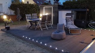 Terrasse selber bauen mit Stelzlager und WPCDielen [upl. by Blinni]