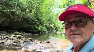 Cedarville Ohio  Indian Mound Park 90 degrees during hike Cool dem feet Bob [upl. by Ailes]