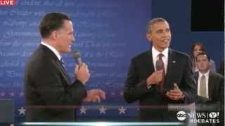 Second Presidential Debate 2012 Obama Tells Romney My Pensions Not As Big As Yours [upl. by Krista]