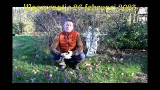 Weerbericht 26 februari 2023 [upl. by Mariand800]