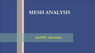 mesh analysis  solve circuits with ease [upl. by Ahsayn159]