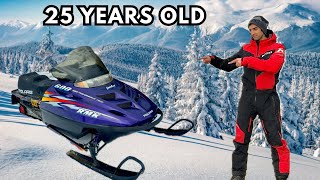 25 Year Old Snowmobile amp New Sleds Broke Down [upl. by Notsirhc]