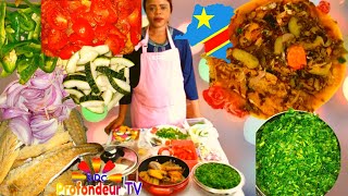 Cuisine Congolaise Recette Ya Epinard Ba Sangisa Na Makayabu Ba Maman Svp Bolambela Ba Papa Bio [upl. by Attenyt]