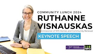 RUPCO Community Lunch RuthAnne Visnauskas Keynote 2024 [upl. by Anayad]