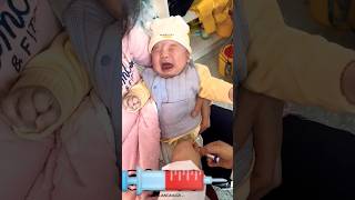 Cutebaby 🍓 Baby injection push vedio 😱 baby foryou injection cute shorts [upl. by Takashi]