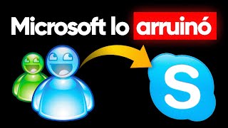 Como MICROSOFT ARRUINO a MESSENGER por COMPRAR a SKYPE [upl. by Aley]