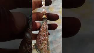 How to make designer hand work lehenga tassels with bridal [upl. by Edmund]