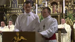 ŚWIĘTA LITURGIA PASCHALNA WIELKA SOBOTA MIKOŁÓW 2014 [upl. by Ecinom413]