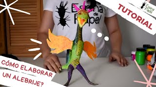 Cómo elaborar un ALEBRIJE  Tutorial alebrije  Cómo hacer un alebrije de papel [upl. by Anders478]