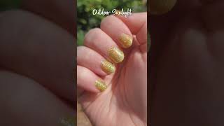 GEL POLISH OF THE WEEK 6 Voky Chartreuse Glitter [upl. by Melesa]