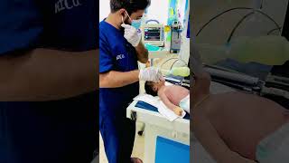 intubation hospital doctor viralvideo internationalstudents newborn newborn gcs intubation [upl. by Bondon]