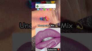 This unexpected mix  your new favourite lipstick shade colourmixing lipstickhacks shortsfeed [upl. by Brnaby]