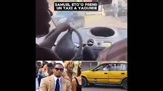 Samuel Etoo dans un taxi à Yaoundé [upl. by Akehsar569]