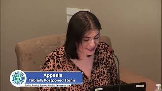 Bloomfield Township Zoning Board of Appeals Meeting August 13 2024 [upl. by Humble]