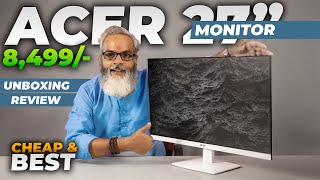 Rs 8499 🔥 Best Budget 27 inch Monitor 🔥 Acer HA270 G 27 Inch Full HD IPS Monitor [upl. by Carter]