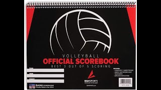 Volleyball ScoreBook Tutorial [upl. by Janicki]