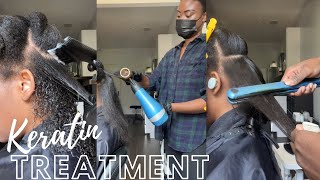 Keratin Treatment for Fine Curly Hair [upl. by Balthasar]