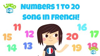 French Numbers 1  20 Song  Fun Kids Song  Fun amp Educational Counting for Children  Les chiffres [upl. by Hsekin345]