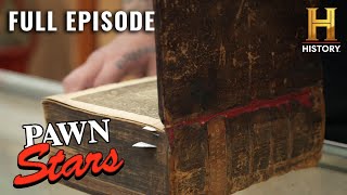 Pawn Stars ILLEGAL1583 Bible is a HISTORIC Find S15 E8  Full Episode [upl. by Yenolem404]