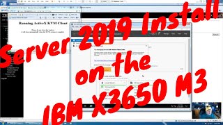 Server 2019 install on the IBM X3650 M3  Complete [upl. by Cheria771]