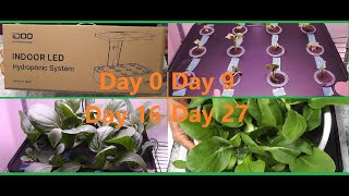 iDoo 12 pod hydroponic system unboxing assembly review and comparison with Aerogarden [upl. by Brandes]