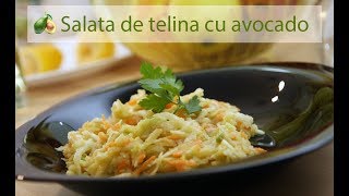 Salata de telina cu avocado salata de cruditati [upl. by Atiuqat]