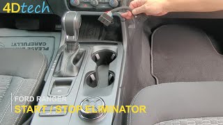 Ford Ranger DISABLE Auto StartStop Feature  Turn ON and OFF permanently 2024 [upl. by Akamaozu]