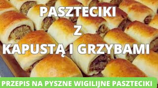 Paszteciki z kapustą i grzybami Przepis na pyszne wigilijne paszteciki [upl. by Grace897]