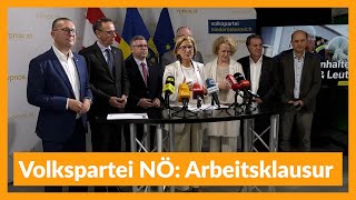 Volkspartei NÖ Arbeitsklausur [upl. by Entroc]