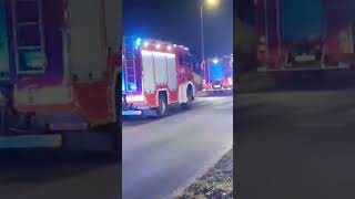 Puszczykowo Kraszewskiego OSP Luboń Puszczykowo JRG9 i SASP firebrigade action [upl. by Malvie188]