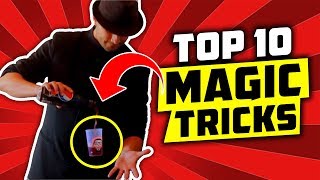 WOW TOP 10 BEST Magic Tricks That You Can Do [upl. by Norha]