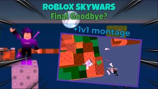 A Final Goodbye 👋  Roblox Skywars [upl. by Adahs885]