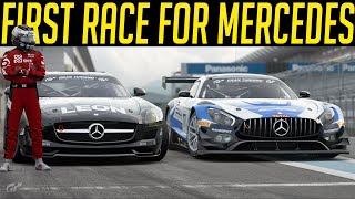 Gran Turismo Sport My First FIA Race for Mercedes [upl. by Arataj]