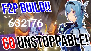 C0 Eula is UNSTOPPABLE 4★ Weapon Showcase Genshin Impact [upl. by Acisey]