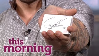 Darcy Oakes Card Trick  This Morning [upl. by Baal627]