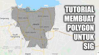 Tutorial membuat polygon menggunakan google maps [upl. by Nazay517]