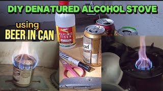 DIY Denatured Alcohol Stove Can Burner [upl. by Leandre130]