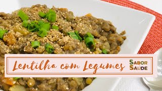 Almôndegas veganas de lentilha  Nutri Camille [upl. by Nylahs]