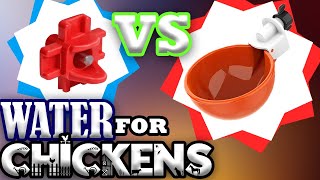 Best vs Worst Chicken Waterers How to give them freshclean water [upl. by Crandall]